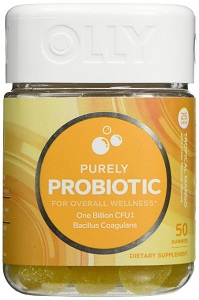 olly purely probiotic bottle