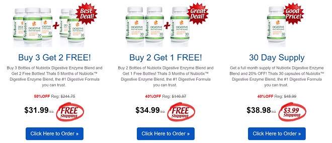 buy NuBiotix Digestive Enzyme Blend